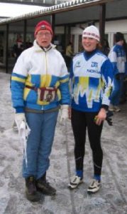 Leena ja Marjut  Maroc-viestin voittajina muutama vuosi sitten