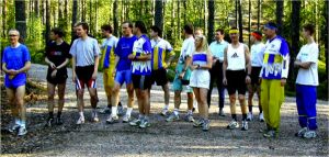 Näin leppoisissa tunnelmissa kisattiin EM-maastoissa 2002. Kuinkahan tänä vuonna?