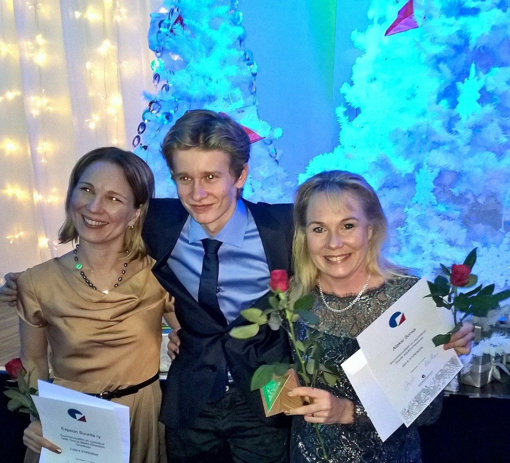Rastikaronkan gaalajuhlassa palkintoja EsSuun