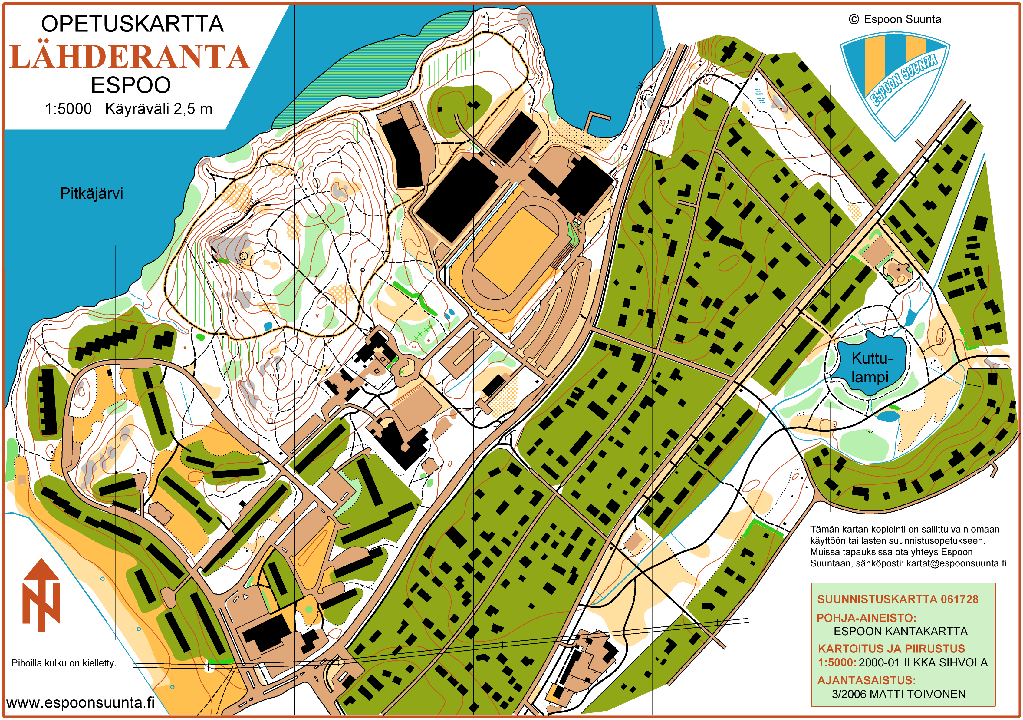 lähderanta kartta Lähderannan opetuskartta