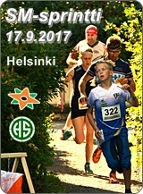 SM-sprint 2017 ja SM R1 viesti pääkaupunkiseudulla 16.-17.9.
